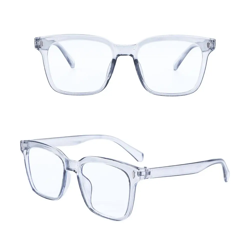 Clear Lens Glasses Gradient Frame Leopard Print Black Frame Eyeglasses Women Eyeglasses Fake Glasses Korean Computer Eyewear