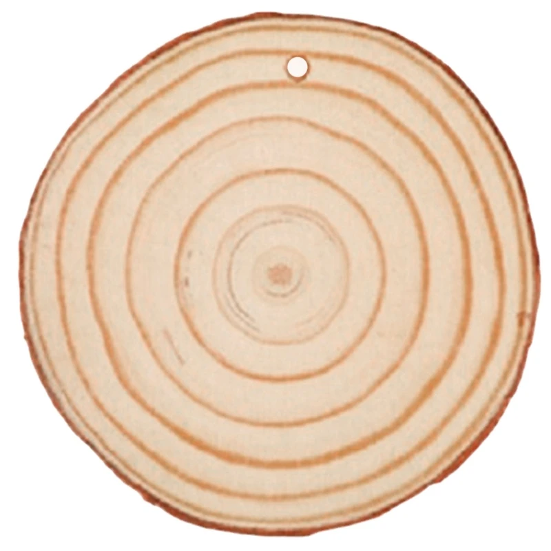 20 Pcs Unfinished Slices 5-6cm, 6-7cm Blank Wooden Slices Wooden Circle Dropship