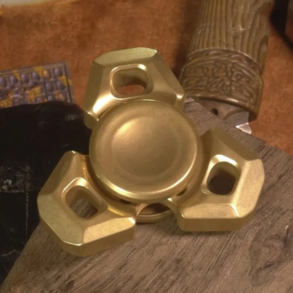 JX EDC Era ฟิดเจ็ตสปินเนอร์ ของเล่นเสริมสมาธิ ฟิดเจ็ตสปินเนอร์สามใบพัด ช่วยลดความวิตกกังวล ของเล่นแก้เครียด ไจโรสปินเนอร์สแตนเลส สำหรับผู้ใหญ่