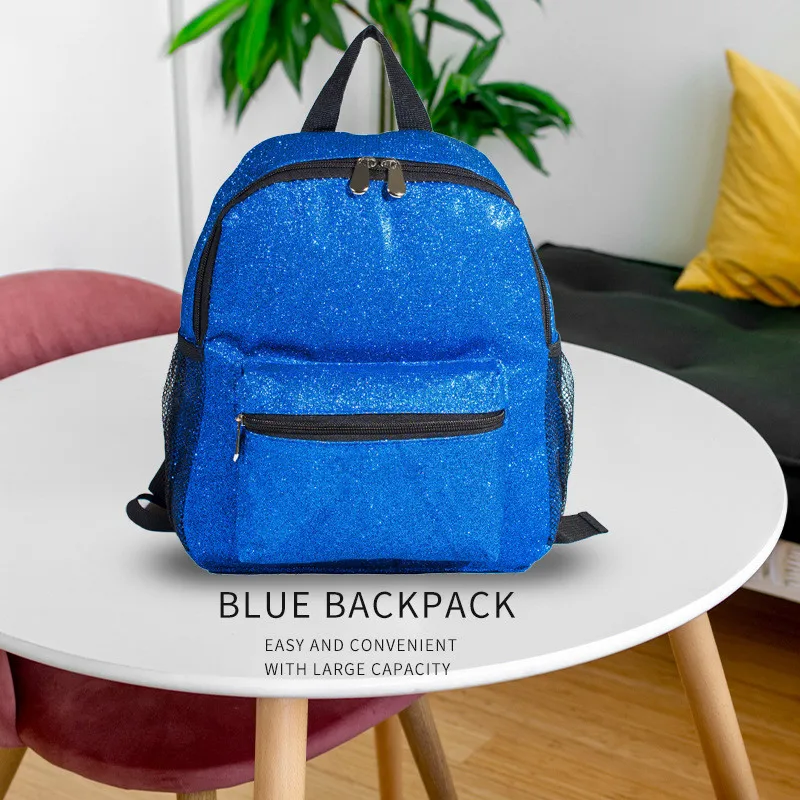 Glitter Backpack Lightweight Casual School Bag Portable Travel Outdoor Daily 2026