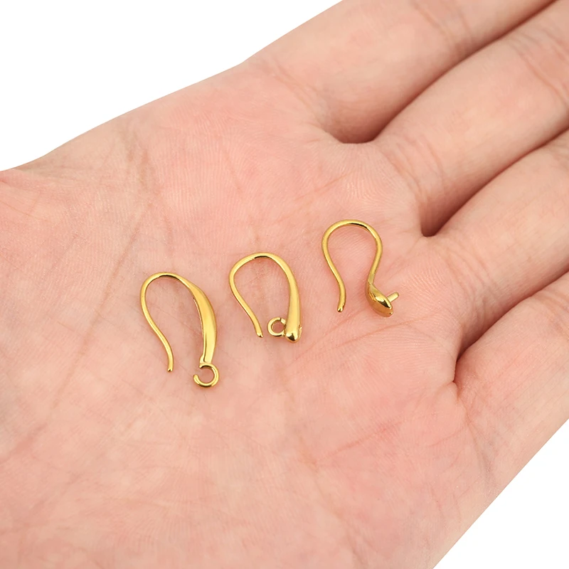 5 قطعة PVD لا تتلاشى أبدا الفولاذ المقاوم للصدأ أقراط السنانير سلك هيبوالرجينيك أقراط المشابك صنع الملحقات لنتائج المجوهرات