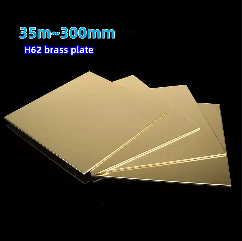 1pcs Brass Sheet Thickness 0.8/1/1.5/2/3/mm Brass Plate Cutting CNC Frame Model Mould DIY Contruction Brass Pad