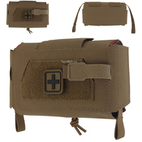 Tactical Compact Trauma Pouch Quick Rapid Deployment MOLLE Combat Belt Hunting Vest Plate Carrier Medical First Aid Kit Bag
