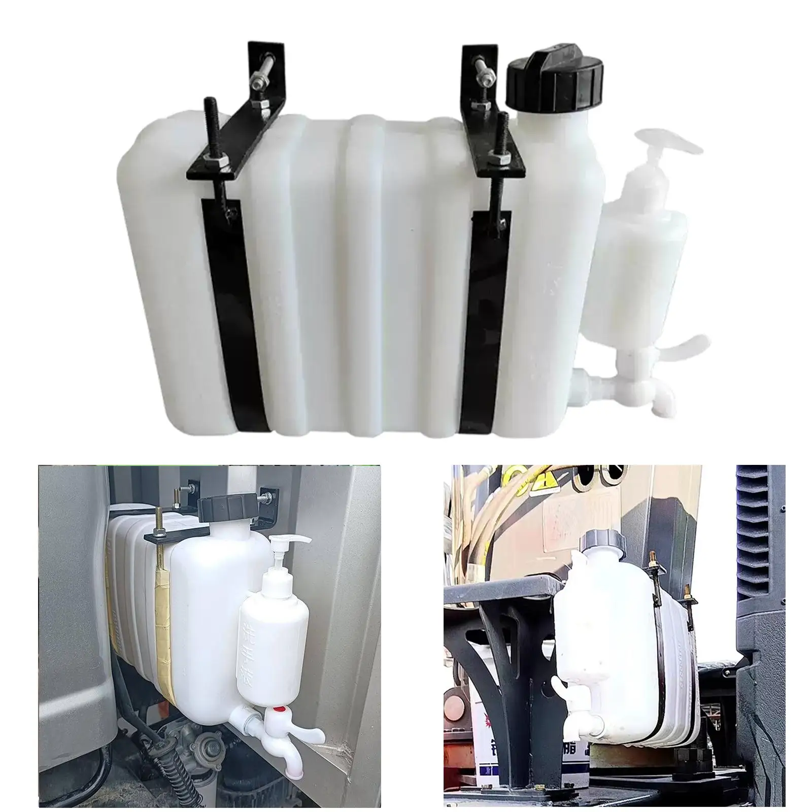 

Water Tank Water Jug Quick Installation with Tap Practical Portable