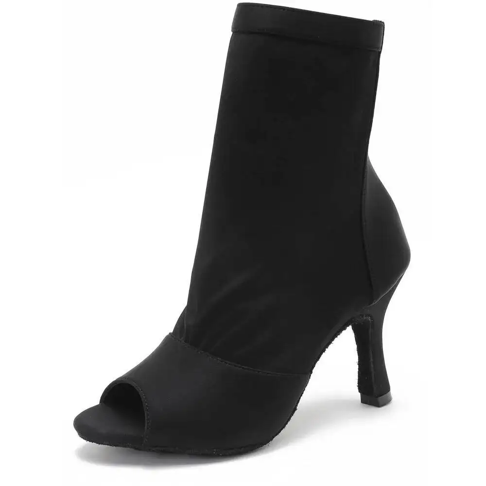 Women Black High Heels Trend  Stilettos Jazz Dance Woman Shoes Latin Dancing Street Sexy Stilettos Booties Plus Size
