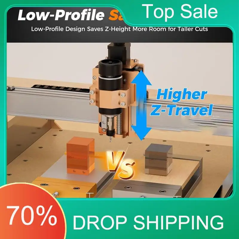 ^Arrival For Desktop CNC Router Machine Compatible Vise Worktable-For Woodworking, 7.87X3.94 Inch(20X10cm), 136Mm Clamping Range