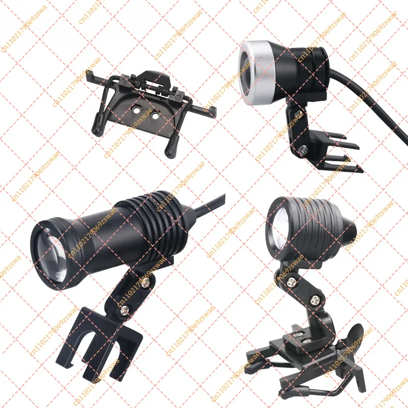 5W LED Surgical Headlight with Loupes, Adjustable Rechargeable Dentist Operating Light