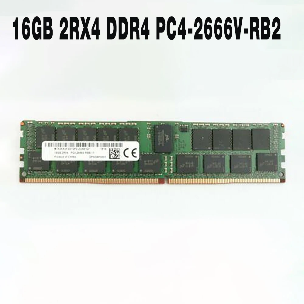 

1PCS For MT MTA36ASF2G72PZ-2G6B Server Memory Fast Ship High Quality RAM 16GB 16G 2RX4 DDR4 2666 PC4-2666V-RB2