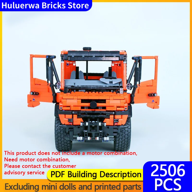

Speed Racing Car Model MOC Building Bricks U423 Multi-Functional Off-Road Vehicle Modular Technology Gifts Holiday Assemble Toys