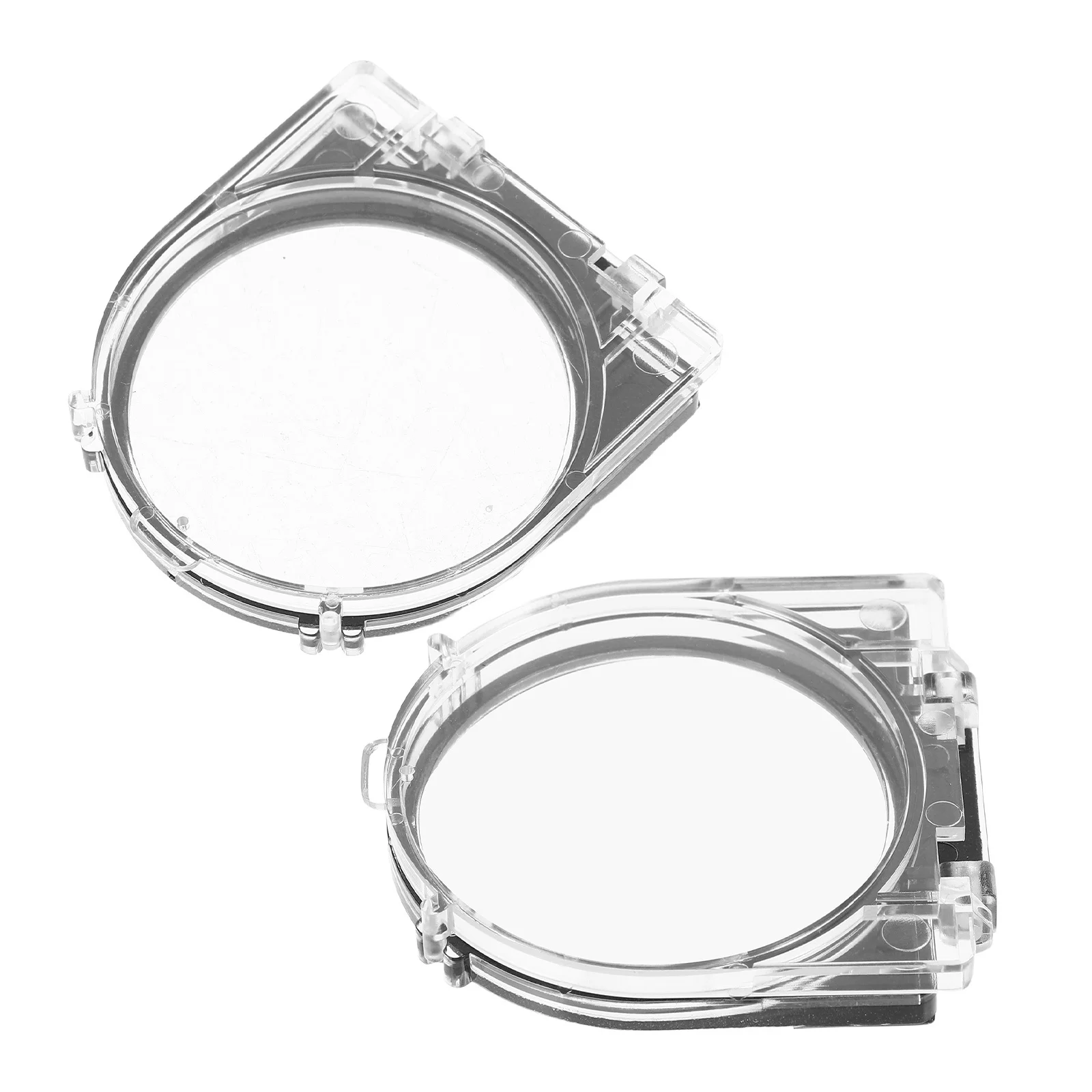 

2pcs 41Mm Push Button Switch Cover Transparent Plastic Protector For Computer Power Button Elevator Washing Machine Dishwasher