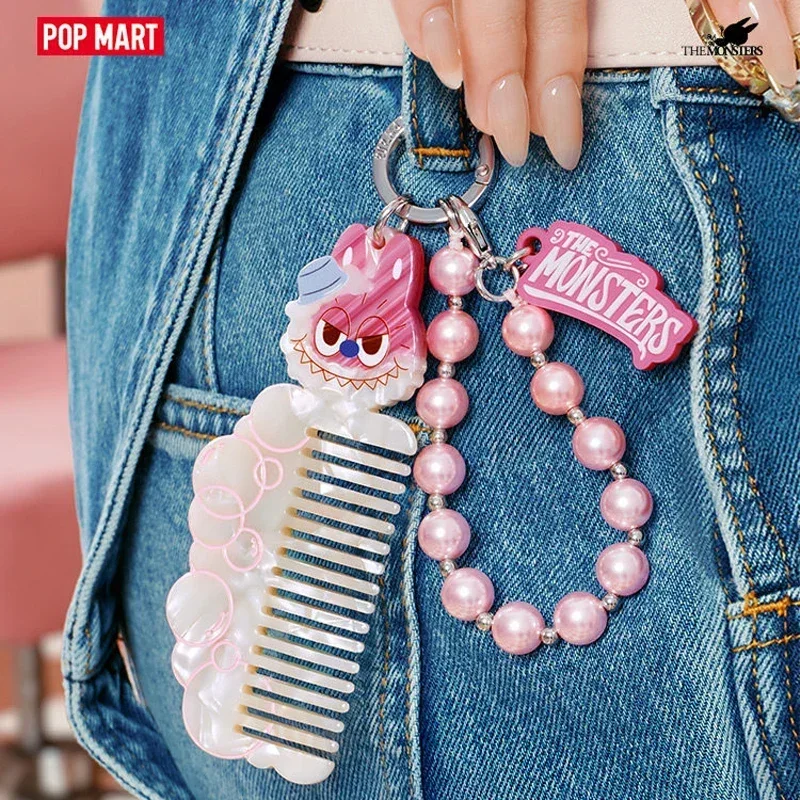 POP MART LABUBU THE MONSTERS Hair Salon Series Pendant Blind Box Guess Bag Original Toys Doll Cute Anime Figure Ornaments Gift view 5