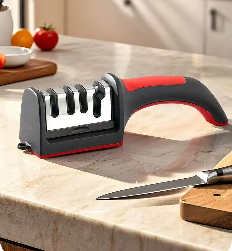 

Quick Knife Sharpening Tool Diamond Knife Sharpener Multifunctional Fast Sharpening Stone Sharpening Stone for Household Use 1Pcs