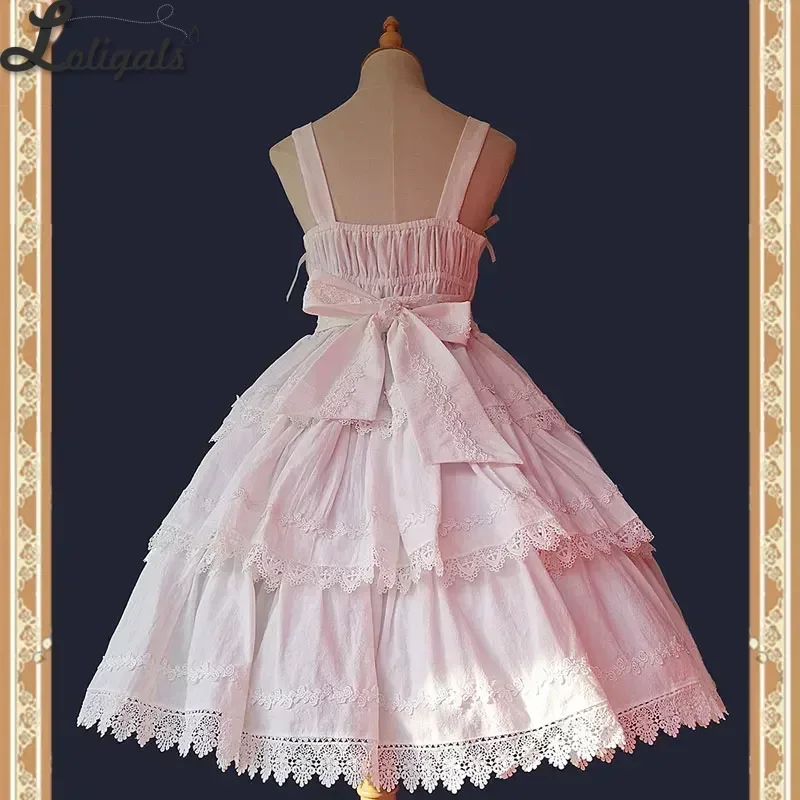 Infanta-Sweet Lolita Layered JSK fur s, Robe de soirée classique