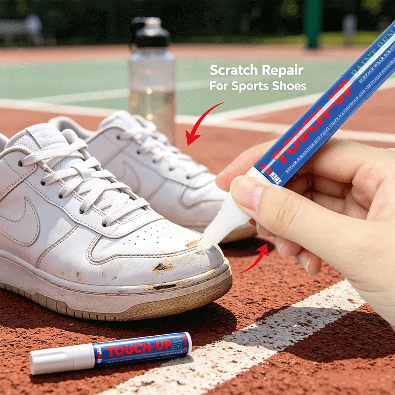 Shoe Repair Paint Pen: Waterproof Non-Fading, Precise Tip, Easy to Use, Restores Color for Shoes/Vinyl/Car Seats/Furniture