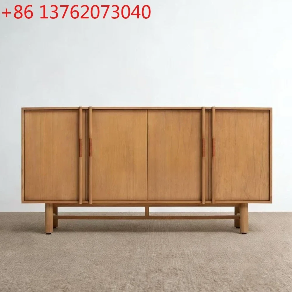 

Nordic minimalist solid wood sideboard, vintage vintage style