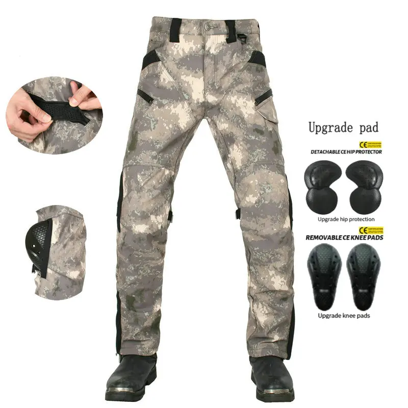 Volero Motorcycle Riding Pants Breathable Motocross Water-Repellent Protection Trousers Knight Casual Multi-Functional Jeans