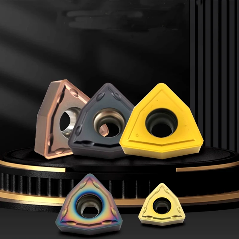 5 pièces U perceuse insérer forets rapides Jet d'eau WCMX GT040208 CNC coupe Grain violent pêche acier inoxydable Inserts lame