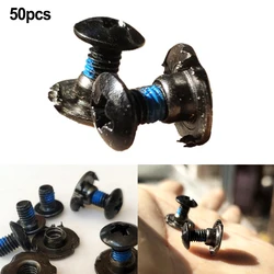 Fixing Screws Screws High Quality M4 Thread Quick Repair Roller Screw Screws Skates 50x Black Brand New Buckle