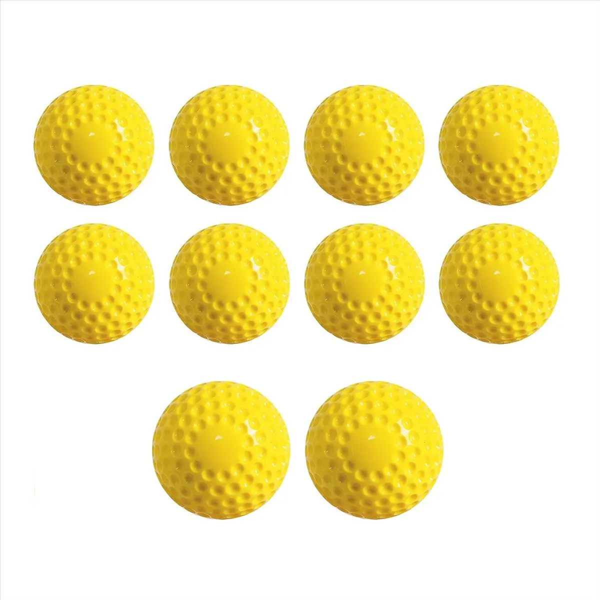 ABME New 10 Pack Baseballs Training Ball ,9 Inch Pitching Machine Baseballs for Hand-Eye Coordination, Hitting and Practice