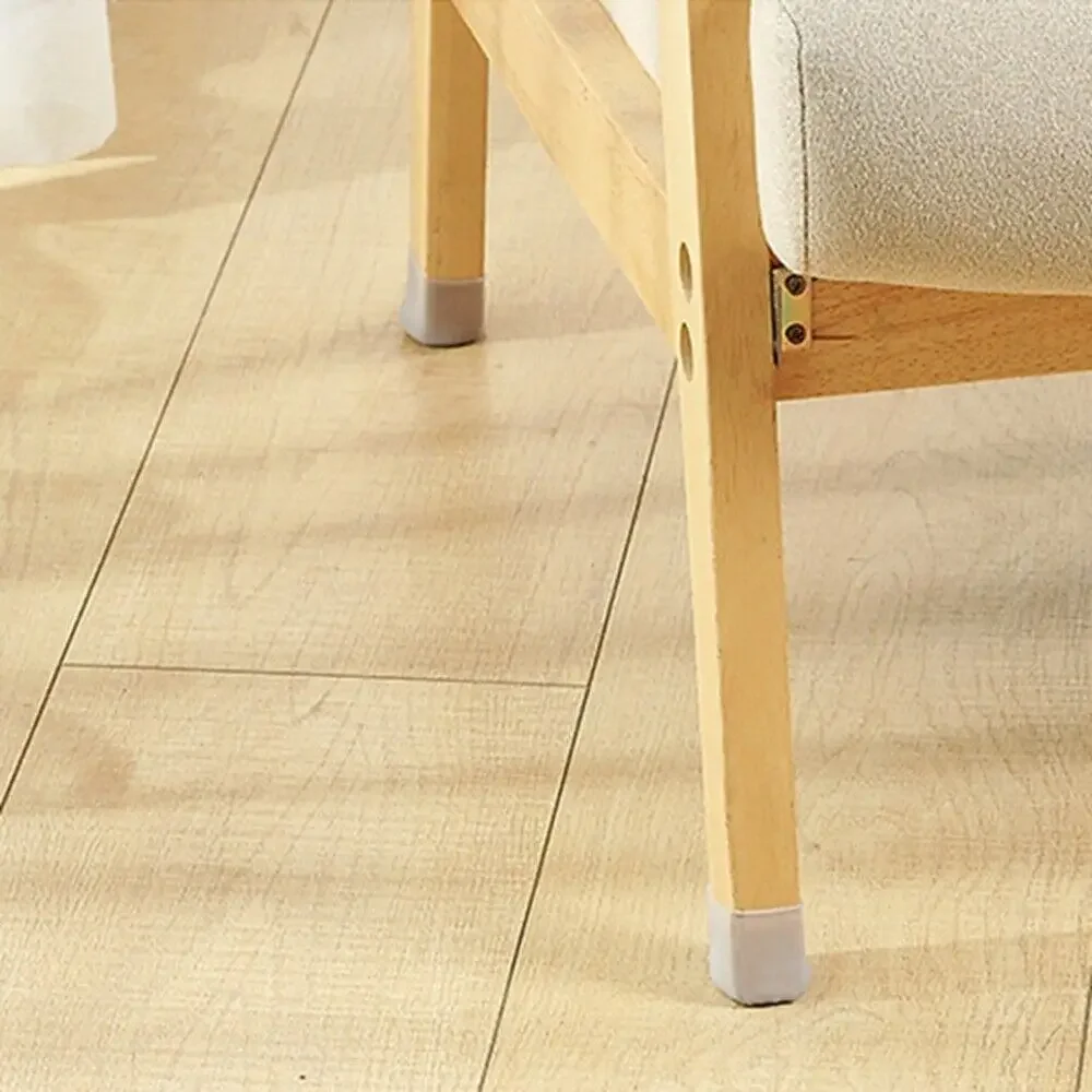 20Pcs Chair Floor Protectors Gray Silicon Chair Leg Cap Protection Cover Table Leg Pads — 1