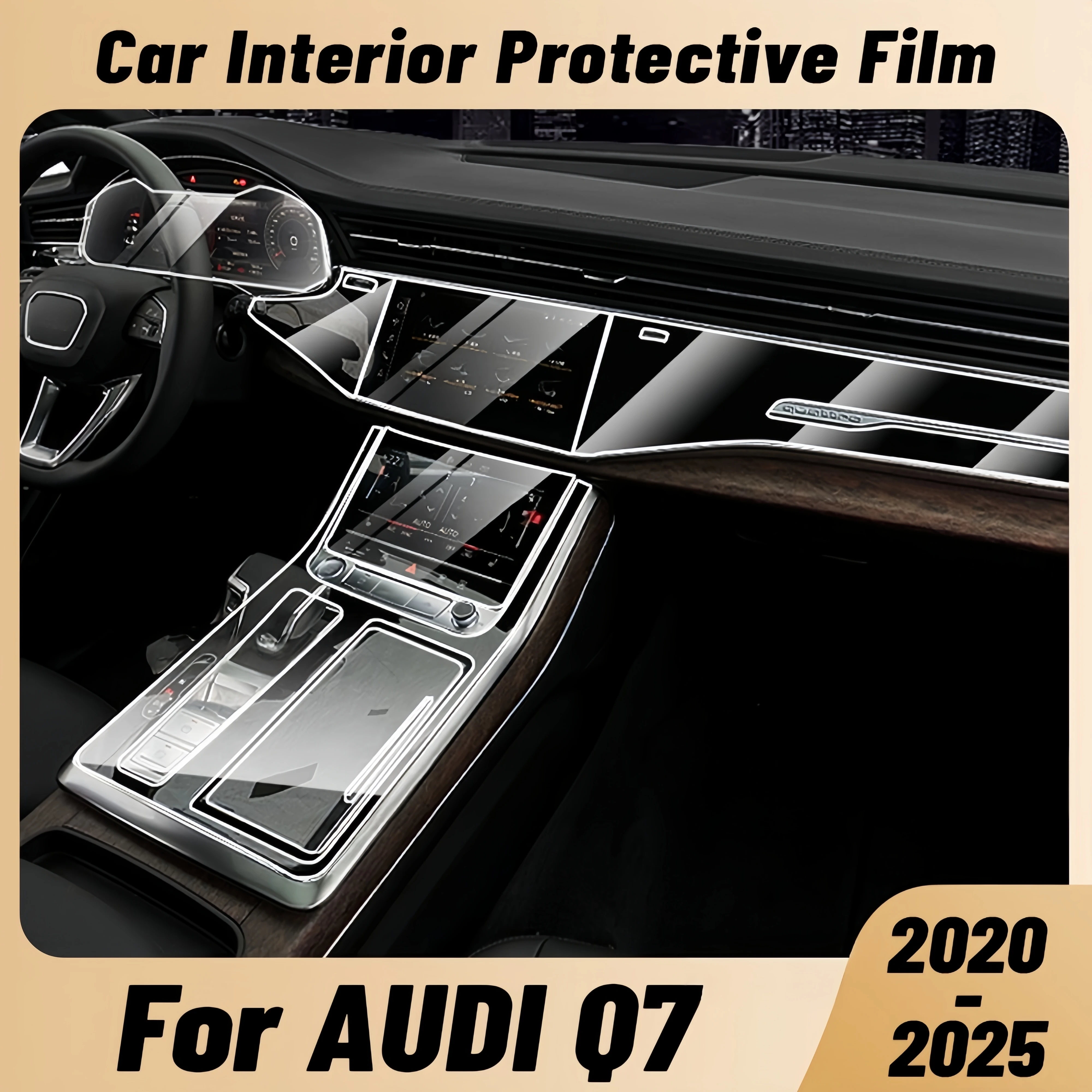pelicula-protetora-tpu-anti-riscos-para-painel-de-navegacao-e-console-central-automotivo-audi-q7-2020-2025-2024-adesivo
