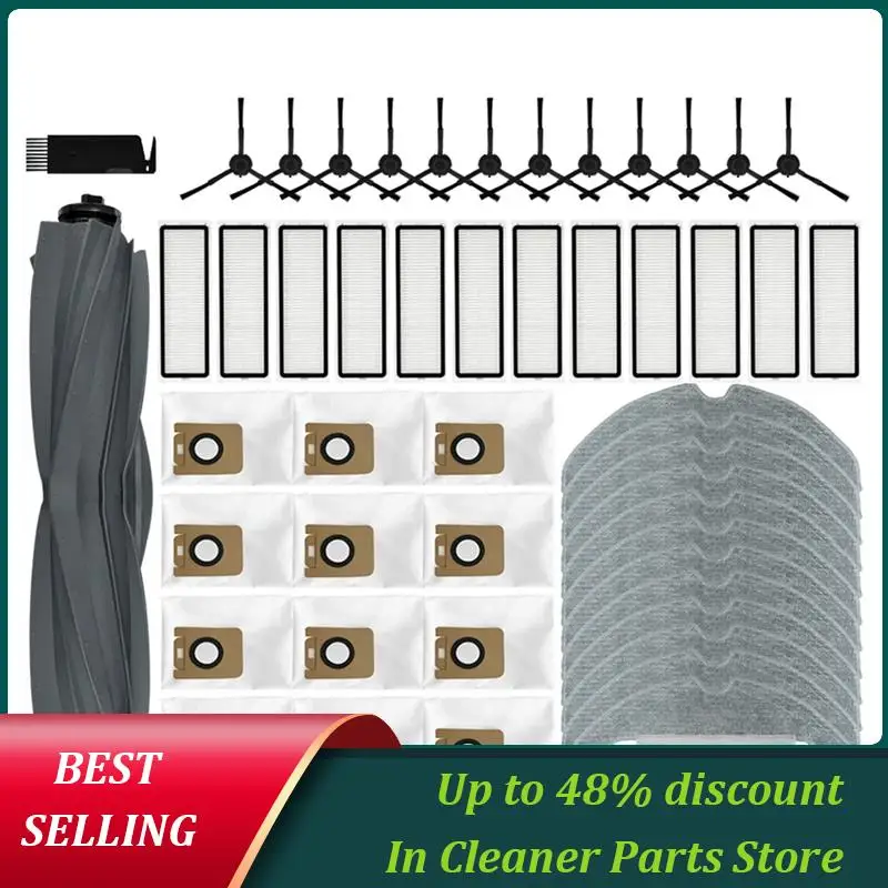

Satisfied For Dreame D10S Plus Robot Vacuum Cleaner Main Side Brush Mop Cloth Rag Hepa Filter Dust Bag Parts Accessories Kit