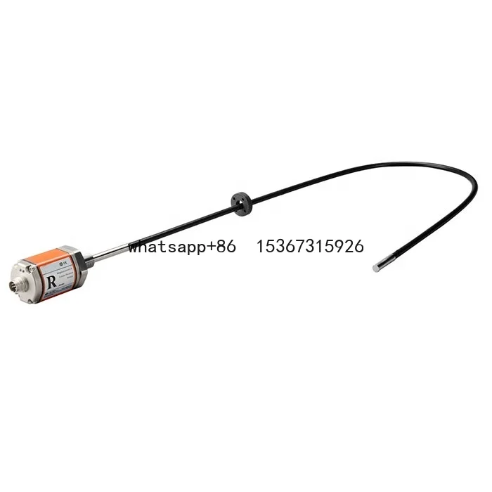 Flexible rod magnetostrictive linear position sensor for long distance measurement