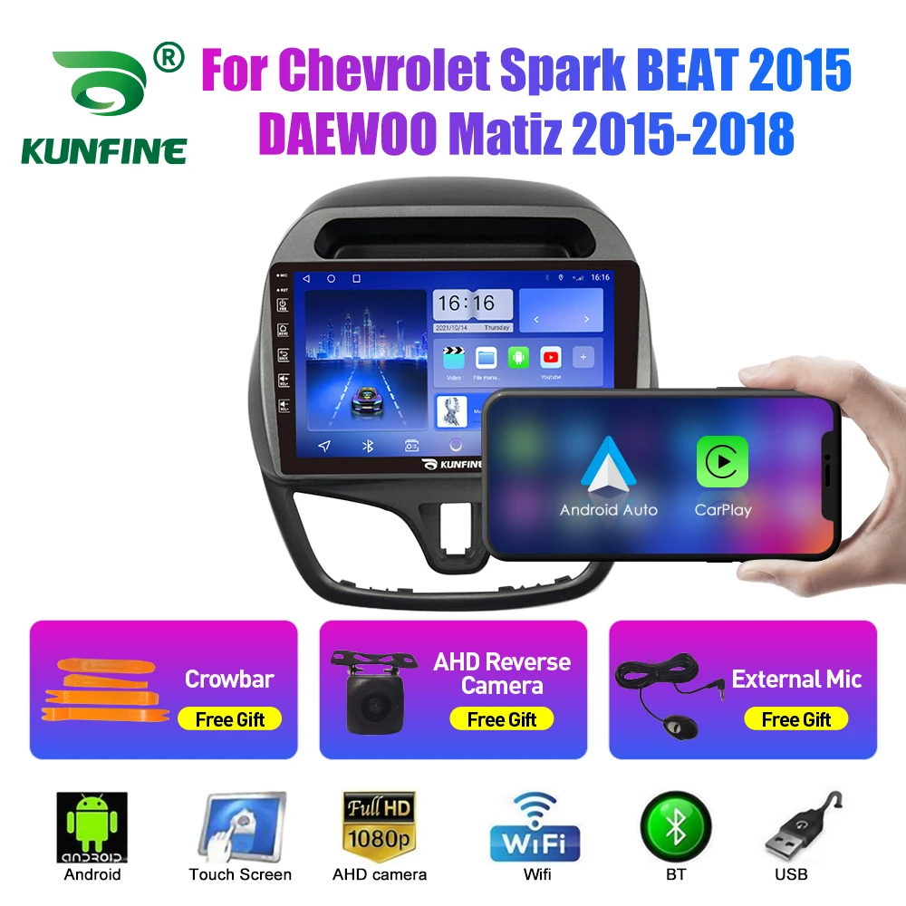 10.33 Inch Car Radio For Chevrolet Spark BEAT  2Din Android Octa Core Car Stereo DVD GPS Navigation Player QLED Screen Carplay