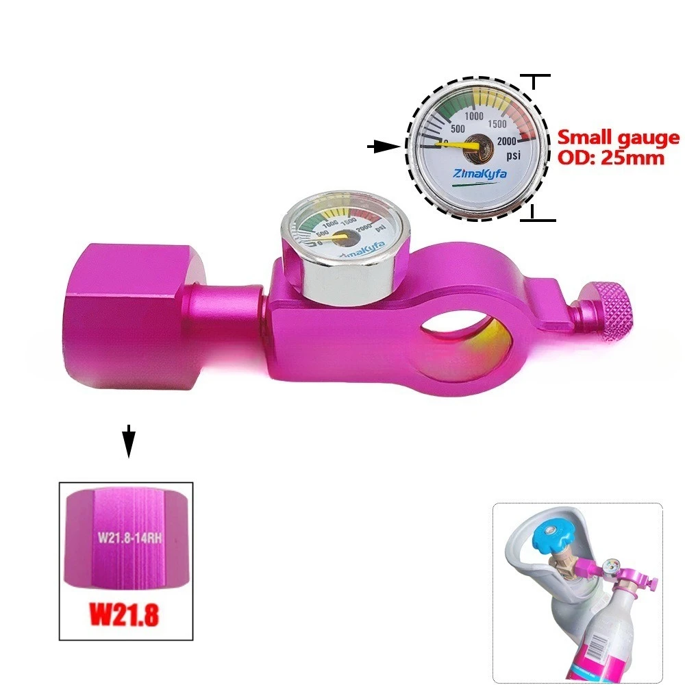 NEW Hot Sale CGA320/W21.8 Soda Machine Inflation Connector Inflation Valve with Pressure 2000psi Fittings HOT