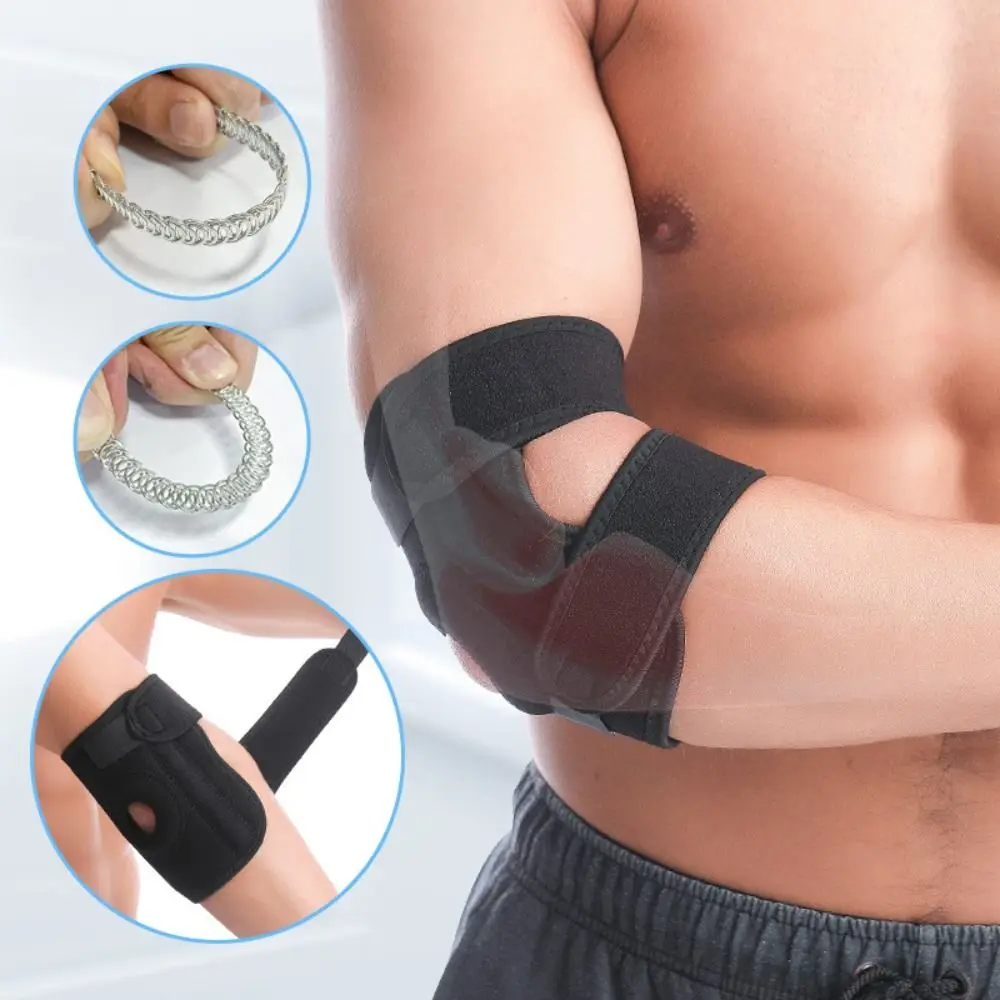 Coderas de neopreno ajustables con soporte transpirable para gimnasio - imagen 4