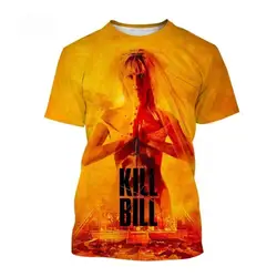 Classic Movie Kill Bill 3D Print T-shirt Men Personality Hip-hop Unisex Oversized T Shirt Harajuku Street Tops Fashion Clothing