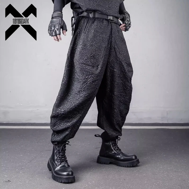 

Мужские свободные широкие брюки-джоггеры в стиле гот-панк, летние уличные штаны, модель 2026 года