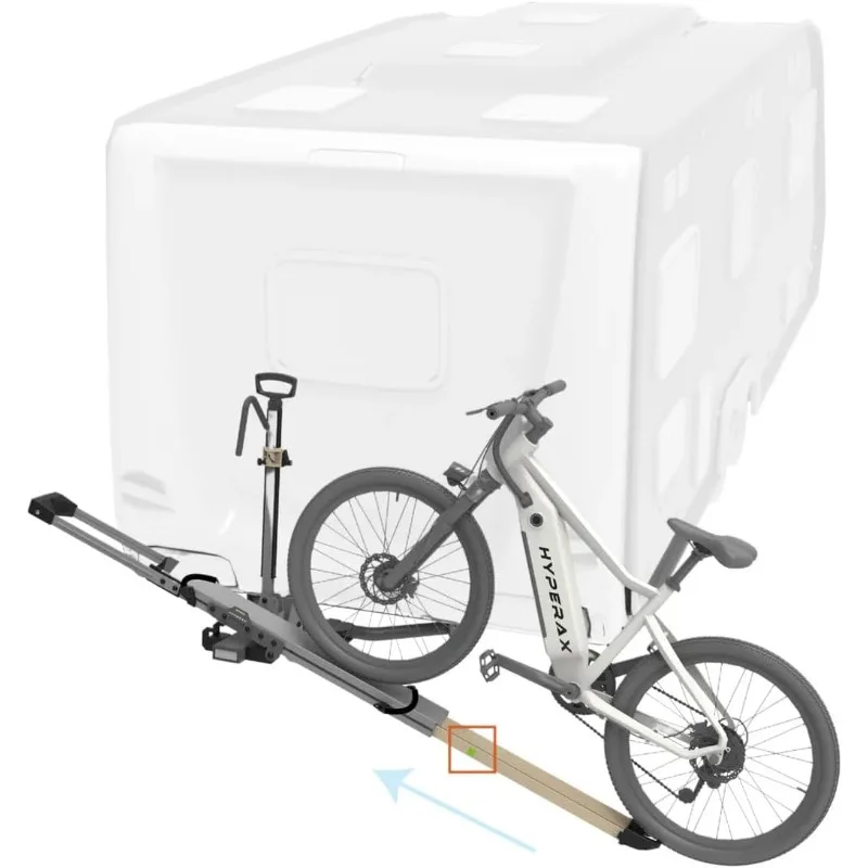 Patented Lift Assist Volt Lift 1x - RV Rated Hitch 2 E Bike Rack Carrier, Holds Up to 1X 80lb E-Bike with 5