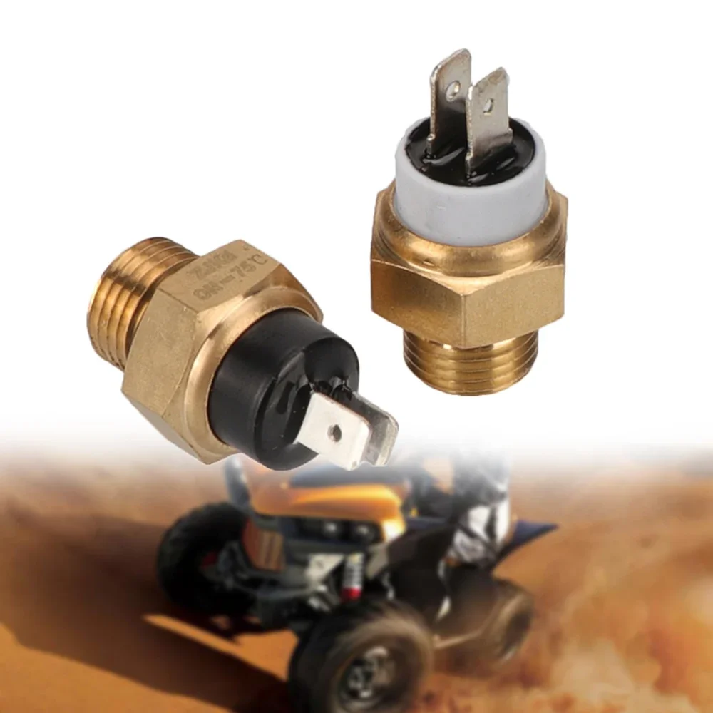 

65/75/80℃ Temperature Sensor Radiator Cooling Fan M16 Thermostat Switch for 250cc ATV Quad Scooter Motorcycle Accessories