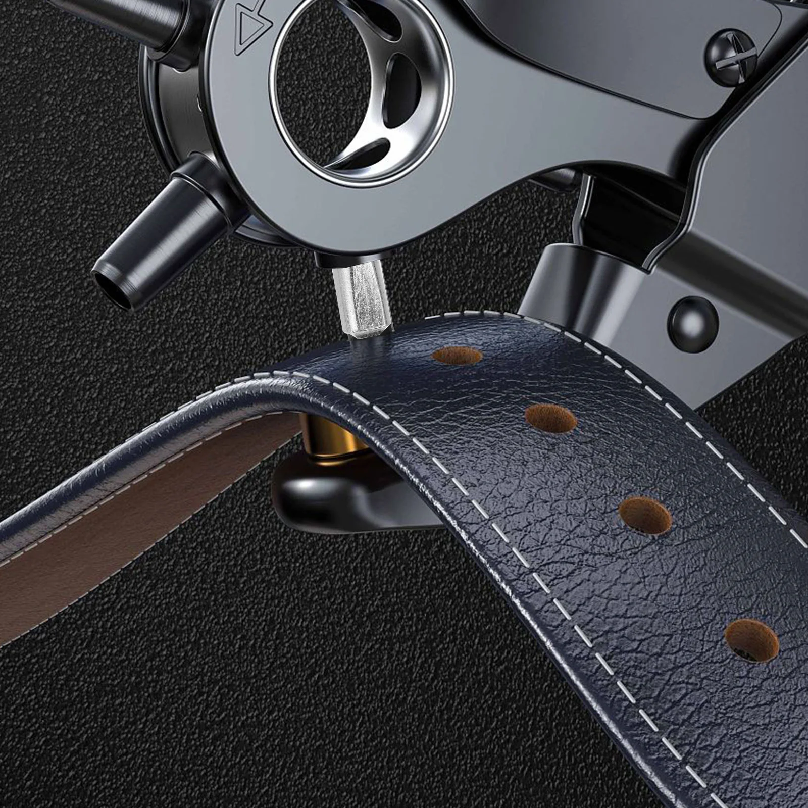 

Oval Punch Tool Craft Reusable Metal Hand Punching For Stitching Lacing Decorative Elliptical Shaped Durable Diy