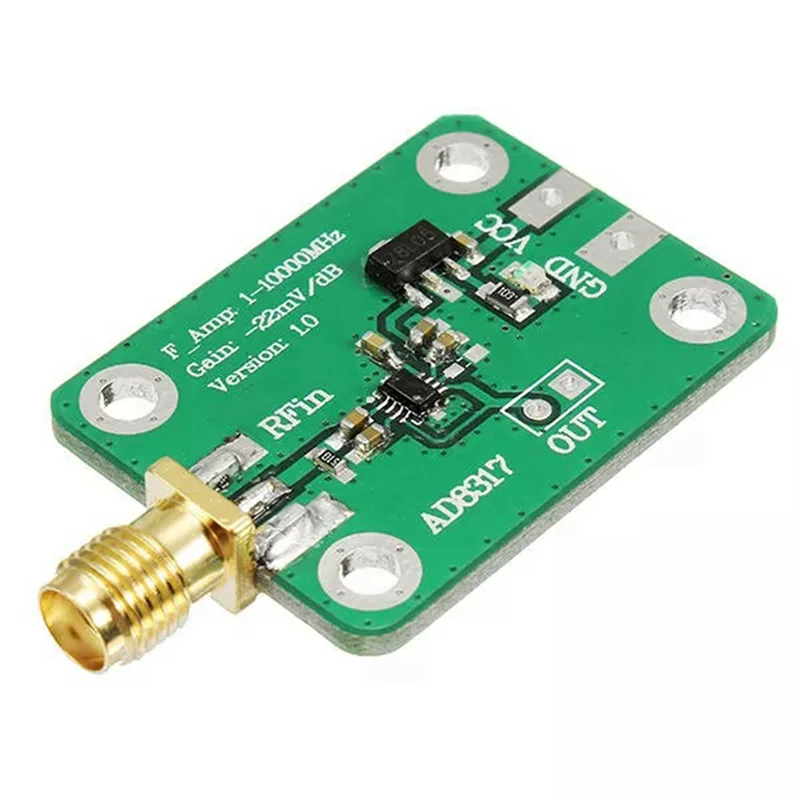 ABGI-5X AD8317 Высокоскоростной логарифмический детектор RF Log Detector RF Signal Log Output Power Meter 1M-10000Mhz Controller