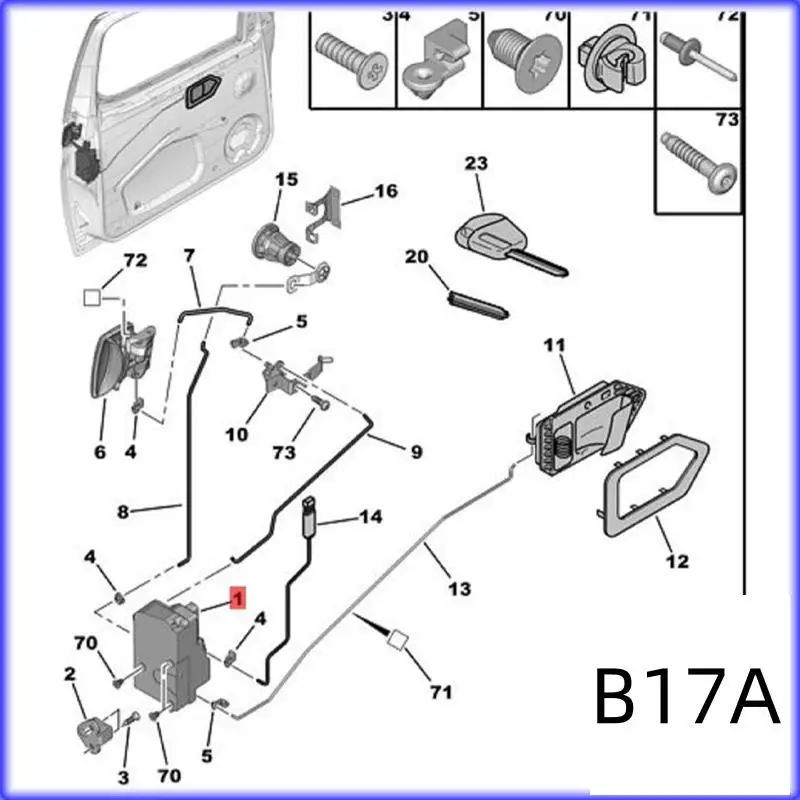 BT-الجبهة اليسرى مزلاج الباب المحرك 9135.H6 9135P1 لسيتروين 1996-2011 سيارة مزلاج قفل الباب المركزي 9135.P1 9135H6