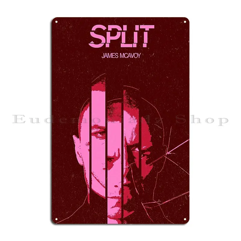 James Mcavoy Split Print Metal Signs Wall Party Printed Wall Cave Pub Tin Sign Poster
