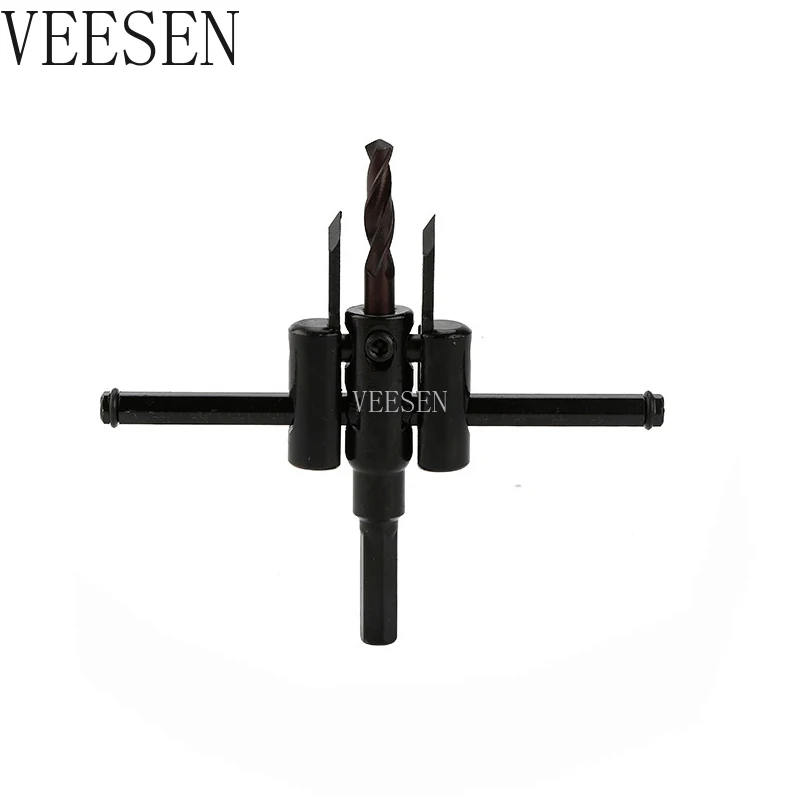 

Woodworking Aircraft Type Adjustable Hole Opener Free Cone Reaming Diamond Paste Ceiling Spotlight Fast Drilling Drill Bit