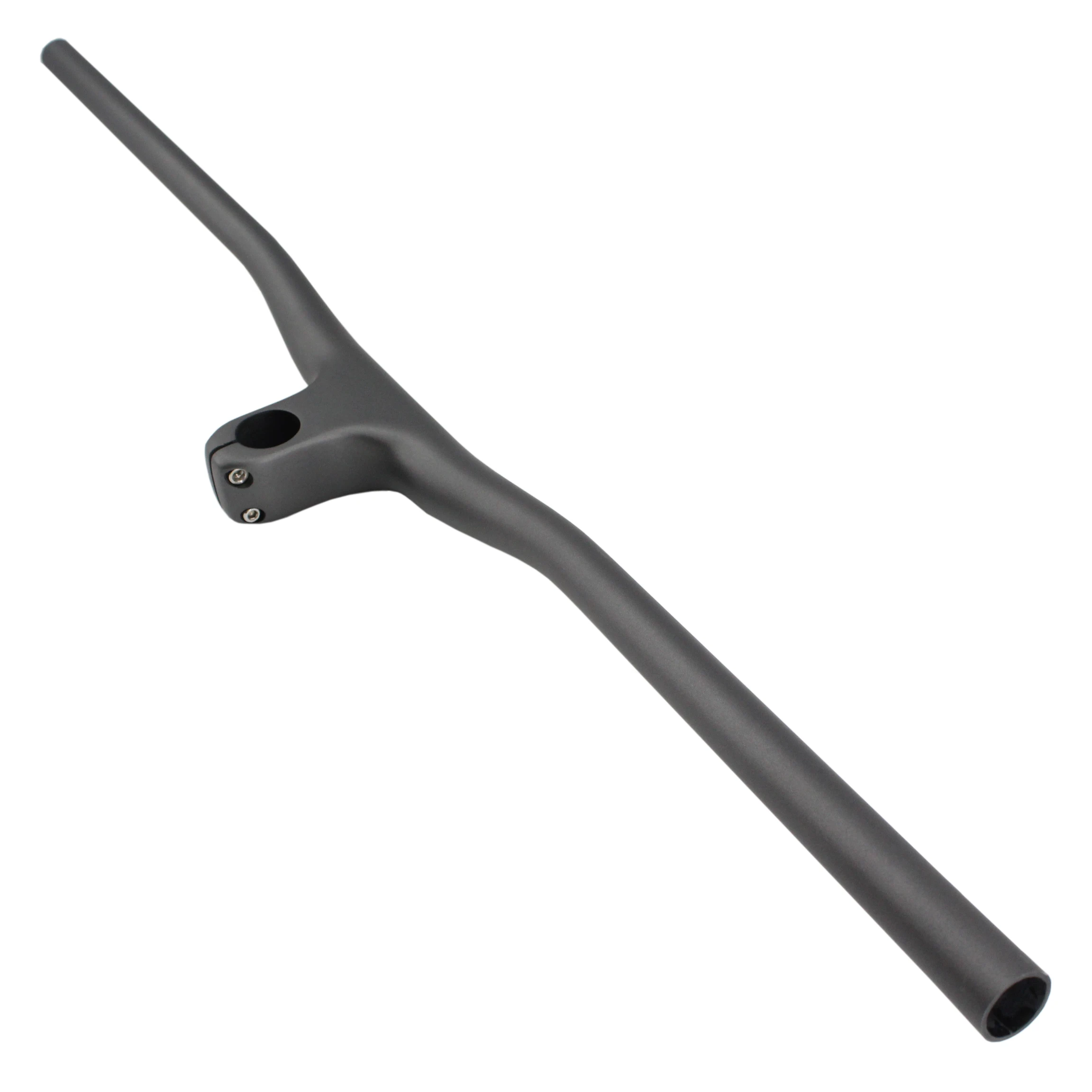 New XC Mountain Cross Bike Full Carbon Fibre Bicycle Rise Handlebar And Stem Integratived MTB Parts 760-810x35-75mm