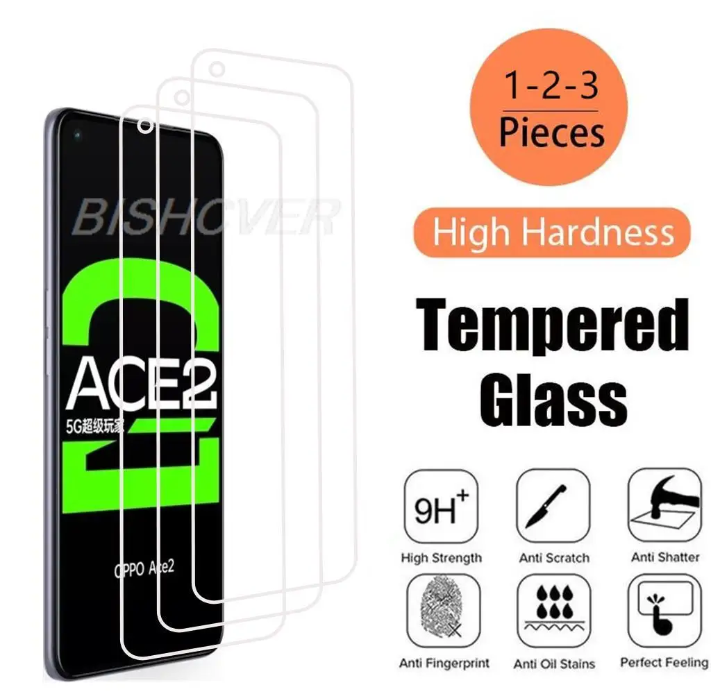 

Protection Glass For OPPO Ace2 5G F15 A93 A92s A92 A91 A73 A72 A53 4G 5G A52 A33 A32 A31 Tempered Screen Protective Cover Film