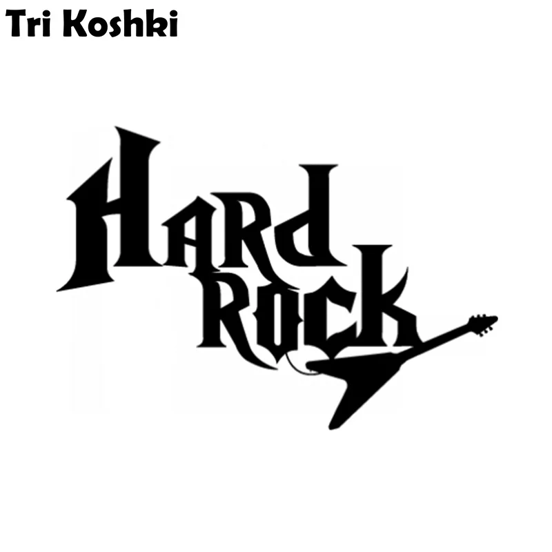 Tri Koshki HZX1479 Hard Rock Lovers Car Sticker Vinyl Decals Reflective Sticker on Car Motorcycle Truck Bumper Laptop Fridge