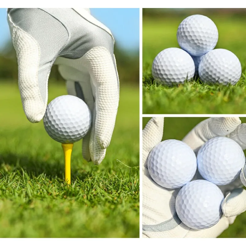 2pcs Golf Balls New Ball Games Club Double Layered Practice Durable Hit Competition Specific Hot Selling 1000 Customizable Logos