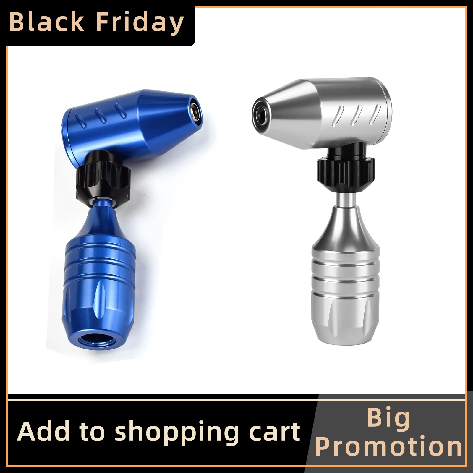 

JimKing Rotary Tattoo Short Pen Machine Strong Motor for Tattoo Artists Shader and Liner Professional Black