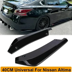 2PCS Rear Bumper Lip Diffuser Splitter Canard Spoiler Body Kit Protect Cover For Nissan Altima 2008 - 2023 Car Accessories