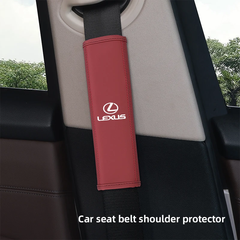 2 قطعة غطاء حزام مقعد السيارة وسادة الكتف السيارات الداخلية اكسسوارات لكزس F SPORT RX300 IS200 IS250 ES350 Ct200h UX250h NX300h