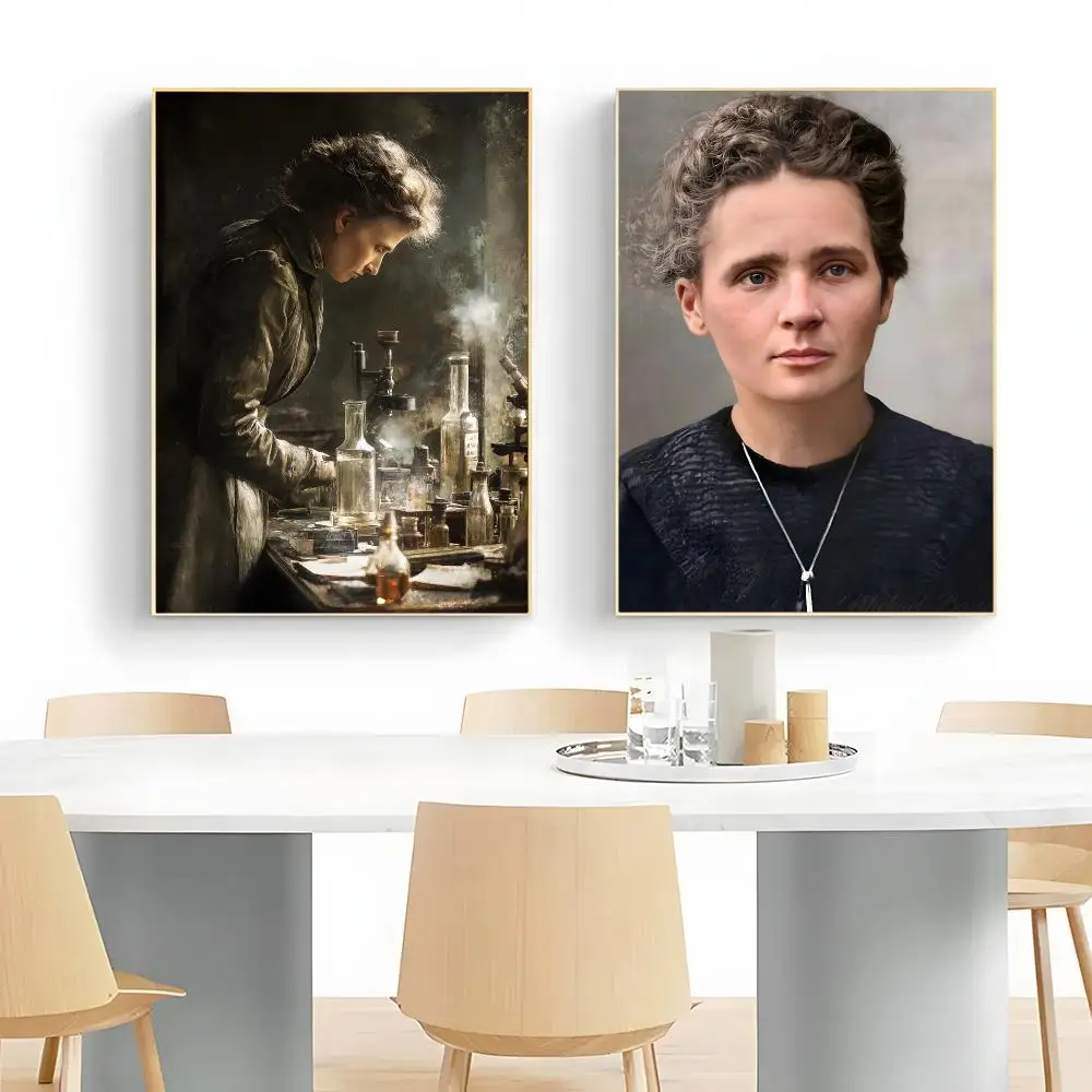 Brave Scientist M-Marie Curie Poster Wall Art Print Decorative Mural Home Decor Gift Unframed