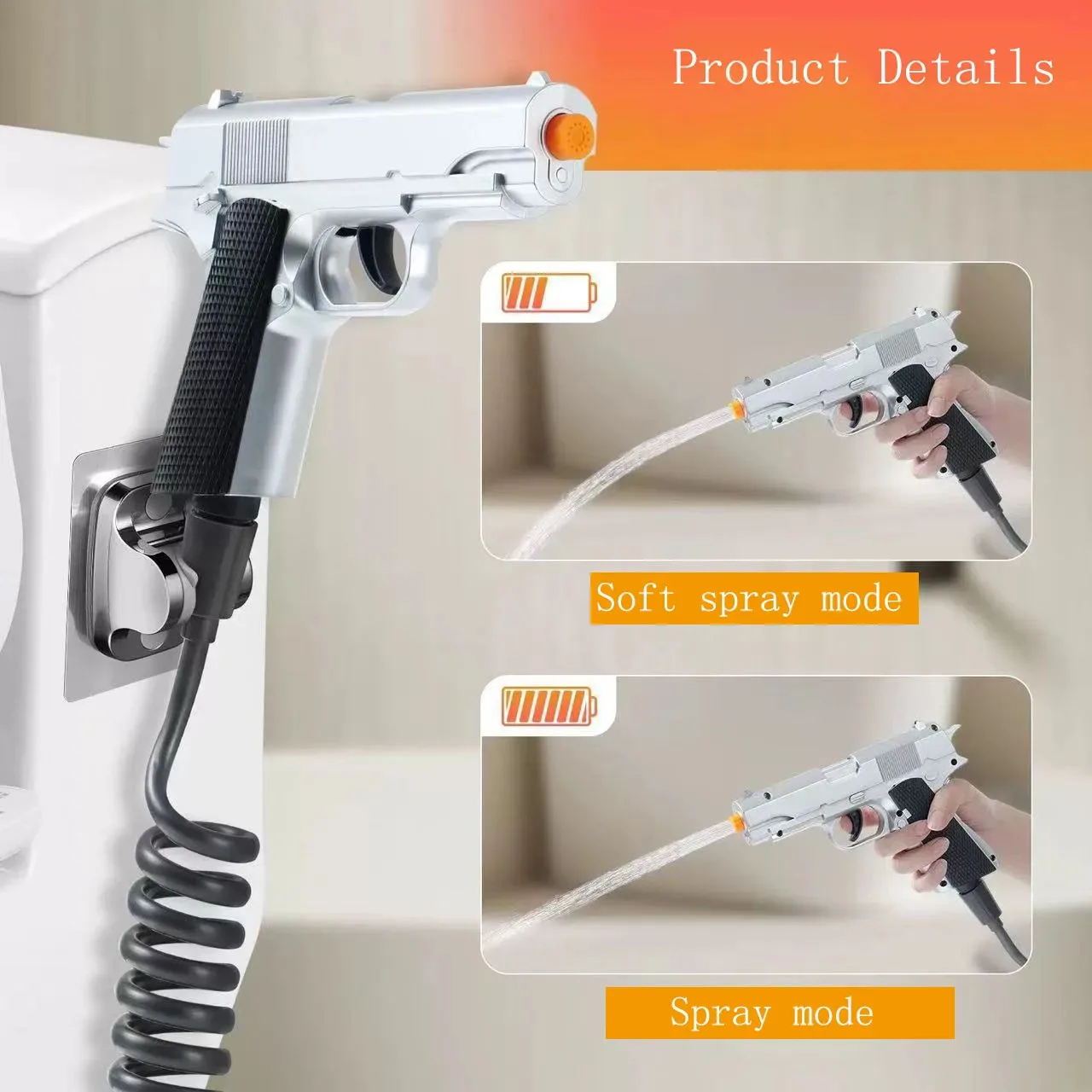 High-pressure Cleaning Spray Gun, Fun Cleaning, Bathroom, Gardening, Watering, Washing Car, Multi-functional Spray Gun
