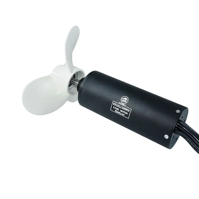Flipsky 65161 Amphibious Fully Waterproof Brushless Motor,100KV /120KV Optional, Splined or Round Shaft for Efoil Ejet Surfboard