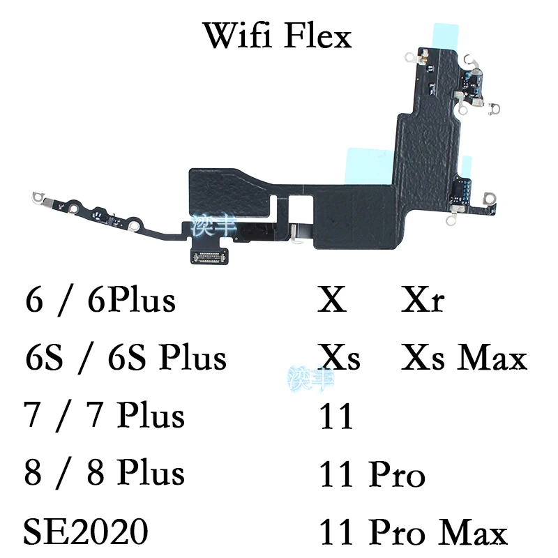 

WiFi Antenna Signal Flex Cable for IPhone 6 6S 7 8 Plus X Xr Xs 11 Pro Max SE2020 Wi-Fi Ribbon Fix Parts